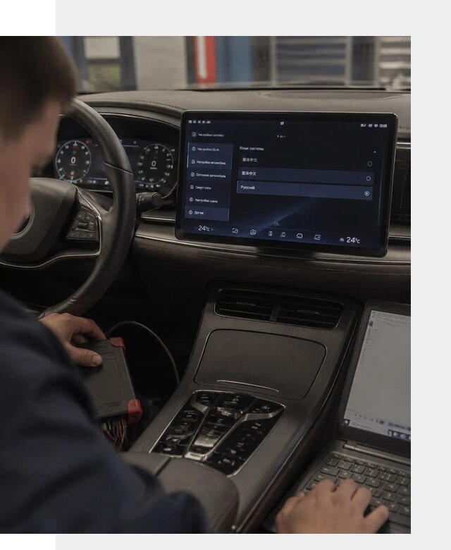 Русификация автомобиля BYD HAN для эксплуатации в Тейково