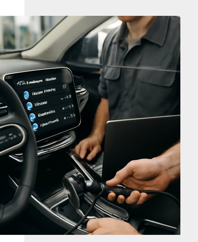 Установка приложений Geely для мультимедиа автомобиля в Тейково